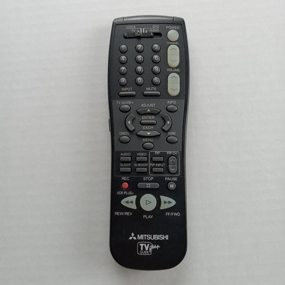 Mitsubishi Remote Control RC 9307/MI 290P080-B10 TV Guide Plus VCR DVD - Picture 1 of 8